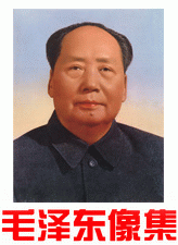 观看毛泽东像集